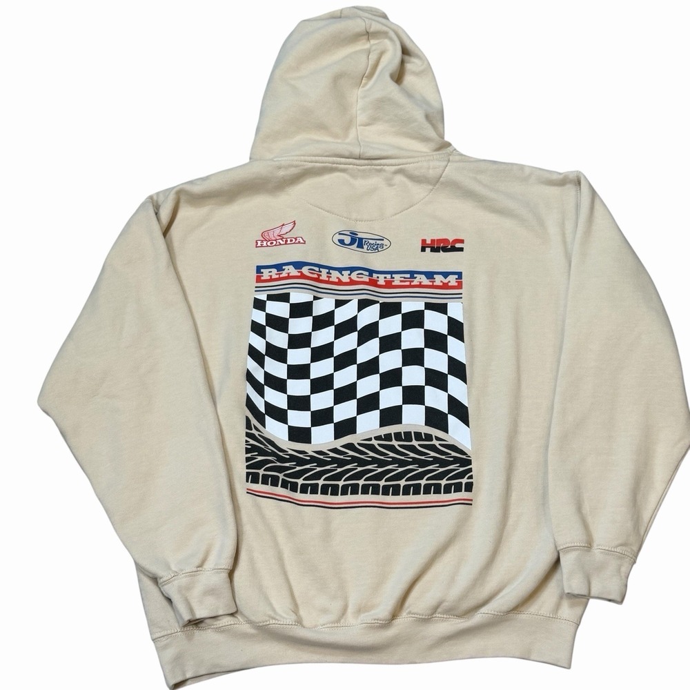 Honda Racing Hoodie HRC JT Racing Team Riding Motorcycle Motocross Size XL